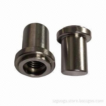 Connecting nuts, made of stainless steel